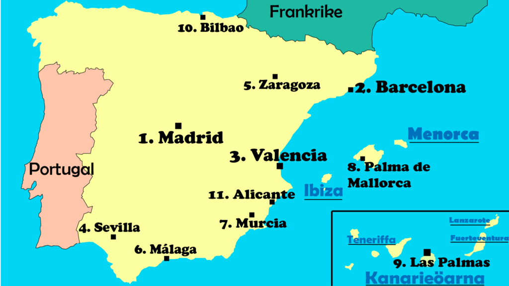 spanien-storsta-stader